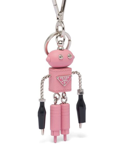 prada robot keychain trick